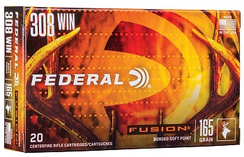 Патрон для нарезного оружия FEDERAL (.308 Win.) FUSION (FSP)(165grs)(10,69г) доступен в нашем магазине