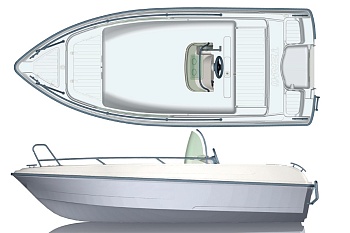 Лодка TERHI 475 OPEN CC — купить в Алматы | KORGAN.KZ
