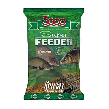 Прикормка SENSAS Мод. 3000 SUPER FEEDER BIG FISH — приманки, бойлы, пеллетс | Алматы, Казахстан