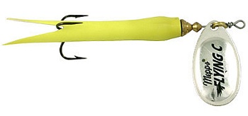 Блесна MEPPS AGLIA FLYING C (silver/chartreuse) — купить блесну в Алматы | KORGAN