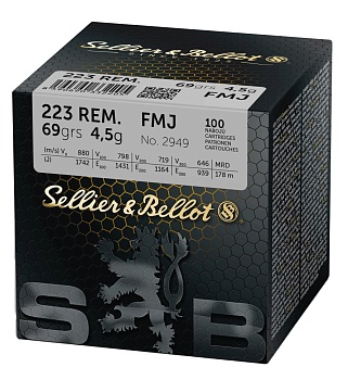 Патрон для нарезного оружия S&B (.223 Rem.) доступен в нашем магазине