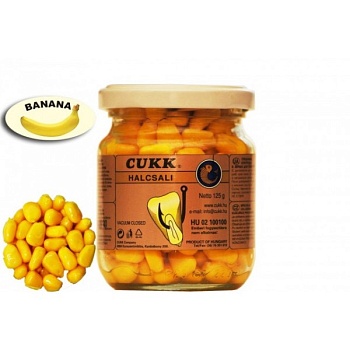 Кукуруза CUKK DELIKATES EXTRA (аромат банановый-желтая)(220мл.-125г.) — приманки, бойлы, пеллетс | Алматы, Казахстан
