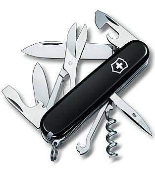 Купить Складной нож VICTORINOX Мод. CLIMBER ONYX в Алматы — магазин Korgan Center | Казахстан | Доставка во все регионы