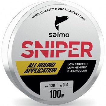 Леска SALMO Мод. SNIPER CLEAR — леска для рыбалки, плетёнка, флюорокарбон | Алматы, Казахстан