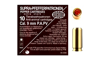 Патрон для газового оружия WADIE - PV SUPRA (9мм P.A.) купить в Алматы