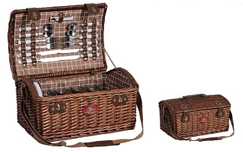 Корзина для пикника ZHIQUAN плетеная Мод. ZQ23-311 на 4 персоны — туристические аксессуары и снаряжение для кемпинга в Алматы, Казахстан