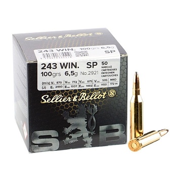 Патрон для нарезного оружия S&B (.243 Win.) доступен в нашем магазине