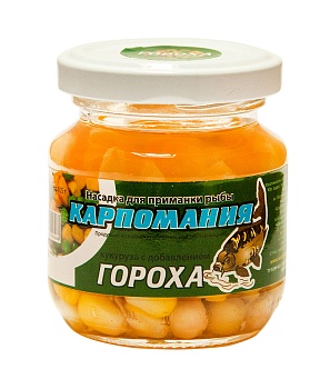 Кукуруза КАРПОМАНИЯ (мягкая)(натуральная с горохом)(105г.) — приманки, бойлы, пеллетс | Алматы, Казахстан