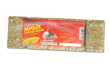 Жмых кукурузный КАРПОМАНИЯ (чеснок)(кубики)(10шт.) — приманки, бойлы, пеллетс | Алматы, Казахстан