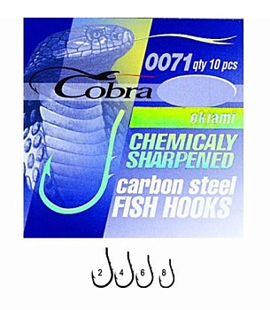 Крючки COBRA Мод. OKIAMI BZ — рыболовный крючок, различными формами и размерами | Алматы, Казахстан