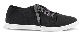 Обувь EVASHOES "КЕДЫ" (текст.)(черный)(шнуровка)(стеганные) — характеристики, материалы и назначение | KORGAN.KZ