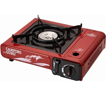 Плита газовая портативная HELIOS Мод. CAMPING GURU TS-250 — газовая горелка или лампа для туризма и кемпинга в Казахстане