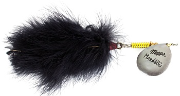 Блесна MEPPS GIANT MARABOU (silver/black tail) — купить блесну в Алматы | KORGAN
