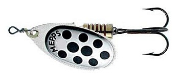 Блесна MEPPS AGLIA DECOREE (silver black dots) — купить блесну в Алматы | KORGAN
