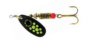 Блесна MEPPS BLACK FURY (black chartreuse dots) — купить блесну в Алматы | KORGAN