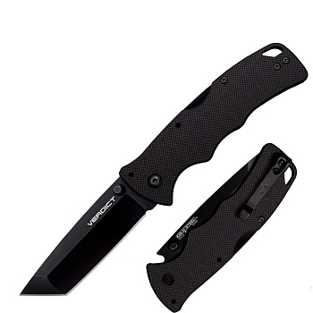 Купить Складной нож COLD STEEL Мод. VERDICT TANTO BLACK в Алматы — магазин Korgan Center | Казахстан | Доставка во все регионы