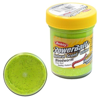 Паста BERKLEY POWERBAIT NATURAL GLITTER TROUT BAIT — приманки, бойлы, пеллетс | Алматы, Казахстан