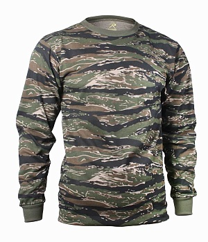 Майка ROTHCO (длинный рукав)(Tiger Stripe Camo) — характеристики, материалы и назначение | KORGAN.KZ
