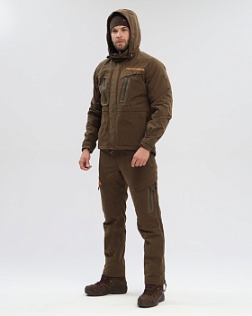 Костюм демисезонный  TRITON "CRAFT PRO" -5°C (тк.norvegia)(коричневый) — одежда для охоты, рыбалки и города | KORGAN Алматы