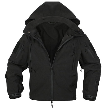 Куртка ROTHCO Мод. SPECIAL OPS SOFTSHELL (Black) — одежда для охоты, рыбалки и города | KORGAN Алматы