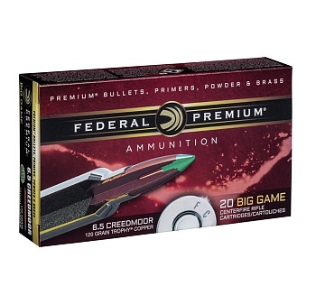 Патрон для нарезного оружия FEDERAL P (6,5 Creedmoor) доступен в нашем магазине