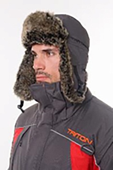 Шапка-ушанка TRITON "Winter storm" (тк.таслан)(серый) р.XL — характеристика, материалы и назначение | KORGAN.KZ
