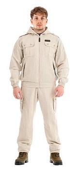 Костюм летний NOVATEX "Вальдшнеп" (тк.лен)(натуральный) — одежда для охоты, рыбалки и города | KORGAN Алматы