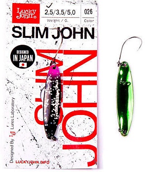 Блесна LUCKY JOHN Мод. SLIM JOHN 026 — купить блесну в Алматы | KORGAN