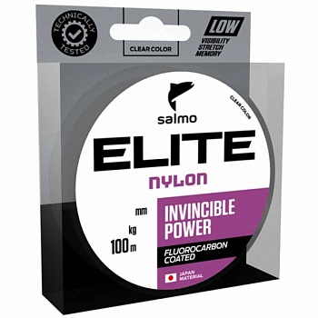 Леска SALMO Мод. ELITE FLUORO COATED NYLON — леска для рыбалки, плетёнка, флюорокарбон | Алматы, Казахстан
