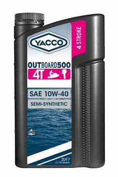 Масло моторное YACCO Мод. OUTBOARD 500 4T 10W40 - API SM — купить в Алматы | KORGAN.KZ