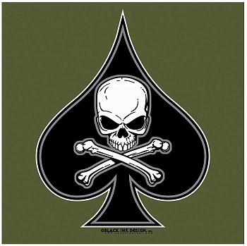 Майка ROTHCO Мод. MILITARY GRAPHIC "DEATH SPADE" (короткий рукав)(100% cotton)(O.D.) — характеристики, материалы и назначение | KORGAN.KZ