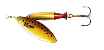 Блесна MEPPS AGLIA LONG HEAVY (brown/gold-gold/red) — купить блесну в Алматы | KORGAN