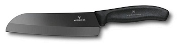Кухонный нож VICTORINOX Мод. CERAMIC SANTOKU BLACK #7.2533.17G для кухни в Алматы, Казахстан