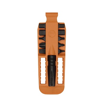 Набор бит LEATHERMAN Мод. BIT KIT DRIVER BLACK №3 ORANGE для охоты и туризма в Алматы, Казахстан