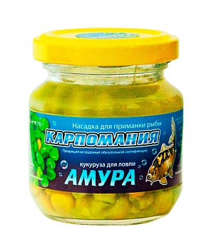 Кукуруза КАРПОМАНИЯ (мягкая)(для ловли амура)(105г.) — приманки, бойлы, пеллетс | Алматы, Казахстан