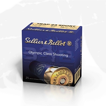  Патрон для гладкоствольного оружия S&B TRAP SPORT (12/70)(24г)(№7,5)(2,4мм) фото и описание Корган Центр | KORGAN