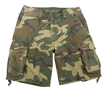 Шорты ROTHCO Мод. VINTAGE INFANTRY UTILITY (Woodland Camo) — технические характеристики, материалы, бренд | KORGAN.KZ