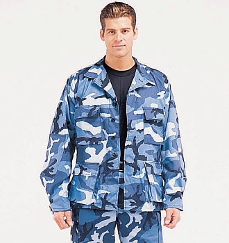 Рубашка ROTHCO Мод. ULTRA FORCE B.D.U. (Sky Blue Camo) — характеристики, материалы и назначение | KORGAN.KZ