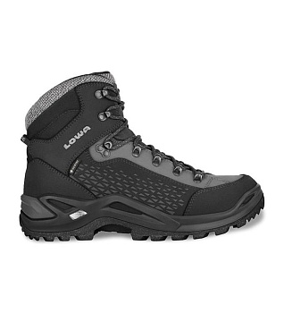 Ботинки RENEGADE WARM GTX MID Black\grey LOWA — характеристики, материалы и назначение | KORGAN.KZ