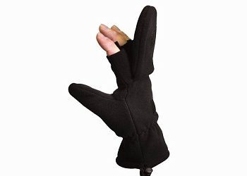 Перчатки-Варежки ROTHCO Мод. FLEECE FINGERLESS SNIPER (Black) — технические характеристики, материалы и назначение | KORGAN