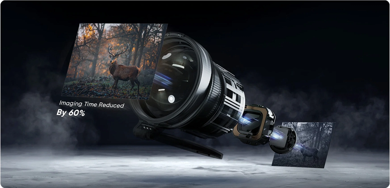 Прицел тепловизионный HIKMICRO STELLAR Мод. SX60LS 3.0 с дальномером до 1000м