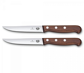 Набор кухонных ножей VICTORINOX Мод. WOOD STEAK SERRATED SET для кухни в Алматы, Казахстан