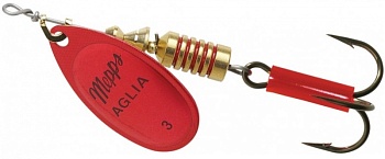 Блесна MEPPS AGLIA PLATIUM (red/silver) — купить блесну в Алматы | KORGAN