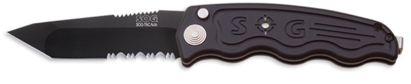 Складной нож SOG Мод. SOG-TAC AUTOMATIC TANTO BLACK