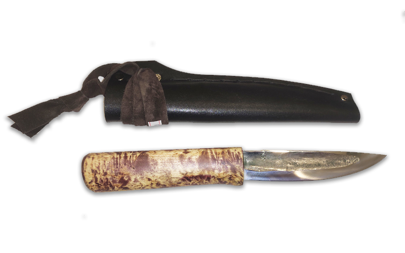 R4, Якутский нож с кованым долом.