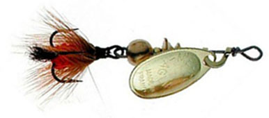Блесна MEPPS AGLIA MOUCHE (copper red fly)