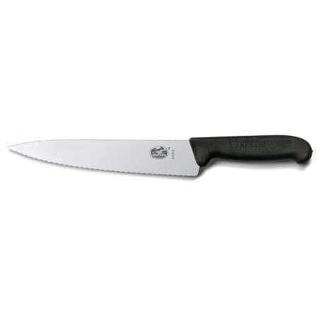 Кухонный нож VICTORINOX Мод. FIBROX CARVING SERRATED #5.2033.19