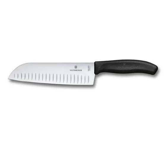 Кухонный нож VICTORINOX Мод. SWISS CLASSIC SANTOKU FLUTED