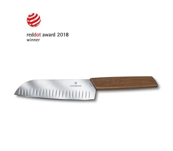 Кухонный нож VICTORINOX Мод. SWISS MODERN SANTOKU #6.9050.17KG