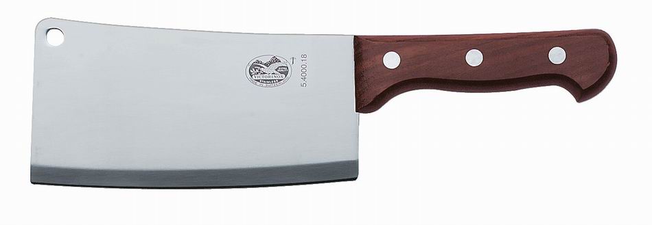 Кухонный нож VICTORINOX Мод. WOOD KITCHEN CLEAVER 600g. #5.4000.18RAD